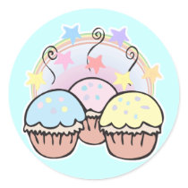 cute cupcakes and stars stickers by cupcakewear cute cupcakes and stars stickers