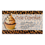 Cute Cupcakes: Confections Fancy Desserts Pastries Business Cards
