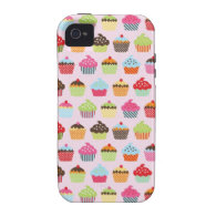 Cute Cupcakes iPhone 4 Case