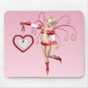 Cute Cupid Valentine mousepads by mariannegilliand Cute Cupid Valentine mousepads
