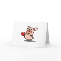 Cute "Cupig" Cupid Valentines Design cards by Eholidayz Cute "Cupig" Cupid Valentines Design cards