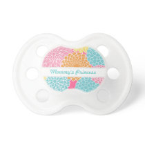 Cute Custom Name Flower Pacifier pacifiers