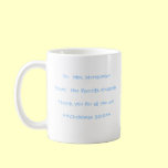 Cute Customizable Teacher Goldfish Gift Mug mugs