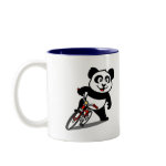 This cute cycling panda sits on bike in this adorable design. This makes a perfect gift for bicyclers or bicycling fanatics. Great for everyone who loves cute pandas and biking.