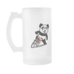 Cute Cycling Panda mugs