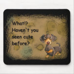 cute dachshund mouse pad