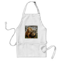 Cute Dachshund Puppies (Brown/Black) Apron