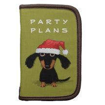 Cute Dachshund Santa - Funny Christmas Dog Organizer