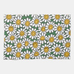 Cute Daisy Flower Pattern Kitchen Towels