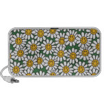 Cute Daisy Flower Pattern Laptop Speakers