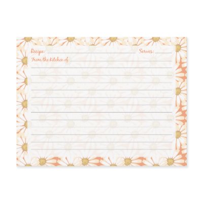 Cute Recipe Cards