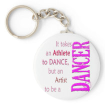 Cute Dance Dancer Design Keychains