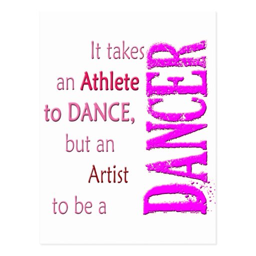 Cute Dance Dancer Design Post Cards