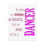 Cute Dance Dancer Design Post Cards