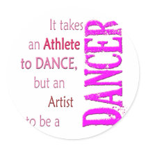 Cute Dance Dancer Design stickers by dolldancer8 Cute Dance Dancer Design stickers