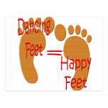 Cute Dance Designs Post Card