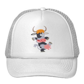 Cute Dancing Cartoon Cow Hat