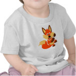 Cute Dancing Cartoon Fox Baby T-Shirt