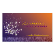Cute Dandelions Professional Business Cards