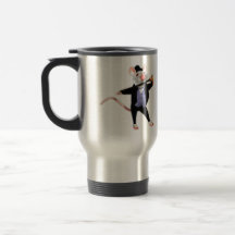 Cute Dapper Mouse, the Dancing Cartoon Mouse Coffee Mug