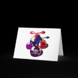 Cute Dark Goth Ornament Pile Cards