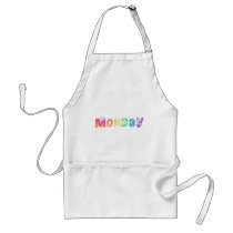Cute Day Of The Week Monday aprons