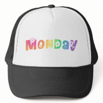 Cute Day Of The Week Monday hats