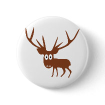 cute Deer comic style buttons by Tomaniac cute Deer comic style buttons