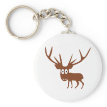 cute Deer comic style Keychains