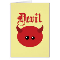 Cute Devil cards