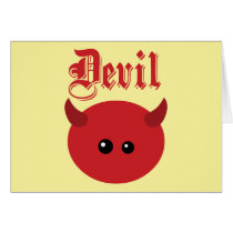 Cute Devil cards