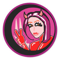 Cute Devil Girl stickers