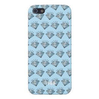 Cute Diamond Cartoon Pattern iPhone 5 Case