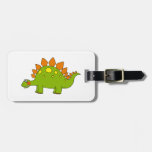 Cute dinosaur - stegosaurus bag tags