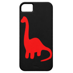 Cute Dinosaurs iPhone 5 Case Red Dino