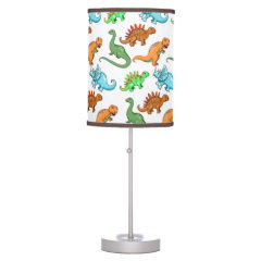 Cute Dinosaurs Pattern Desk Lamp