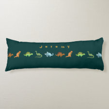 Cute Dinosaurs Personalized Pillow Add Your Name Body Pillow