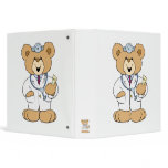 Cute Doctor Teddy Bear binders