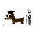 Cute Dog 2011 Graduation Postage stamp
