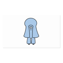 Cute Dog. Blue Toy Poodle / Miniature Poodle. Business Cards