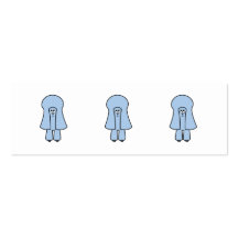 Cute Dog. Blue Toy Poodle / Miniature Poodle. Business Cards