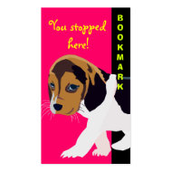 Cute Dog Bookmark profilecard