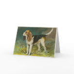 Cute Dog Greetings With Sweet Beagle Print Greeting Card