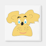 Cute dog illustration refrigerator magnets