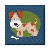 Cute Dog Magnet by nextstopitaly Cute Dog Magnet