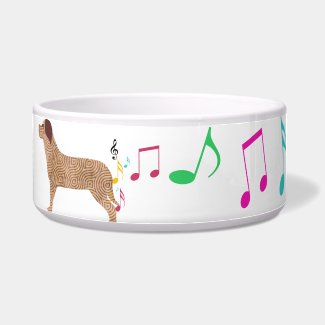 Cute Dog Music petbowl