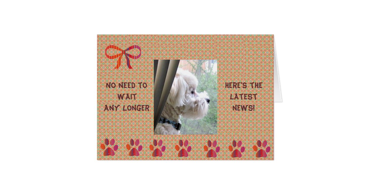 cute dog note card Zazzle