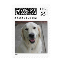 Cute dog stamp template