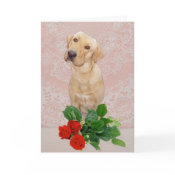 Cute Dog Valentine card
