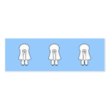 Cute Dog. White Toy Poodle / Miniature Poodle. Business Cards